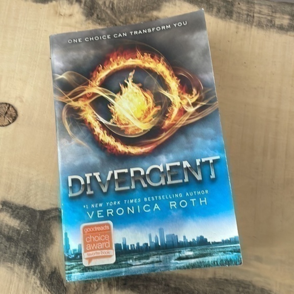 $5 DEALS Divergent Paperback Teen Book Dystopian Movie Teen Vintage